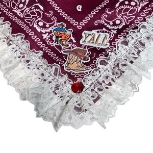 Bandana Paisley Print Scarf Head Neck Face Mask Boho OOAK Biker Cowgirl Y’all